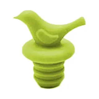 Flessenstop - Vogel Groen - Wijnstopper - LeuksteWinkeltje