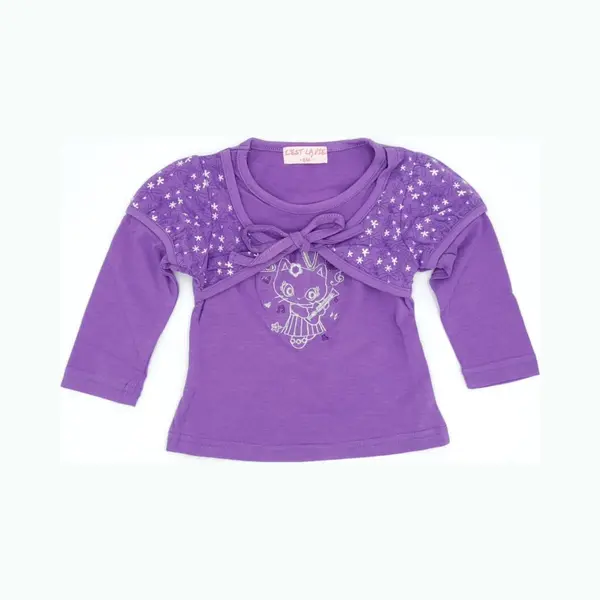 Bolero Longsleeve Kinderkleding Paars 6 Mnd thumbnail