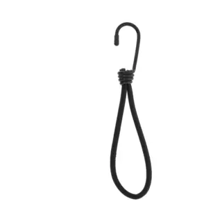 Qfix Spanelastieken Met Haak - 25 Stuks - 25 Cm - Zwart
