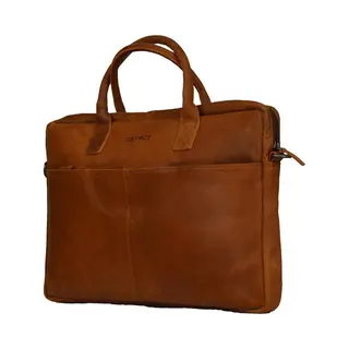Dstrct Limited Laptoptas - 17 Zoll - Cognac (17"), Laptoptas, Bruin