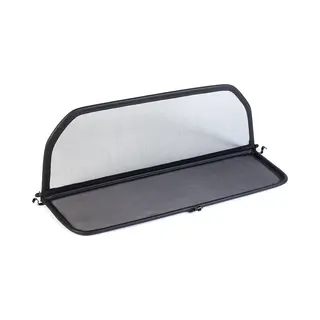 Tief-Tech Windschott Für Mercedes Sl R107 2-Sitzer Cabriolet 1971-1989 - Klappbar - Mit Schnellverschluss – Schwarz | Windabweiser | Windblocker |