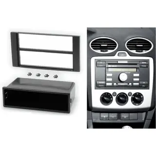 1-Din Ford Focus Ii, C-Max 2005-2011; S-Max, Fusion, Transit 2006-2011; Fiesta, Galaxy 2006-2008; Kuga 2008-2012 W/pocket Frame Audiovolt 10-001