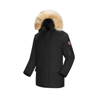 Subprime - Heren Jas Winter Parka Tommy - Zwart - Maat Xl