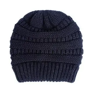 Mylinsé Baby Muts Met Voering - Navy - 3-12 Mnd