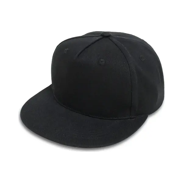 Mylinsé Petje Kind - Zwart - "Flat Cap"- Maat 52 (2-4 Jaar) thumbnail