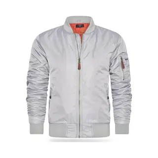 Cappuccino Italia - Heren Jas Zomer Navy Seal Jacket - Grijs - Maat Xl