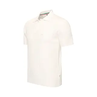 Cappuccino Italia Poloshirt Caorle Cable Knit Polo
