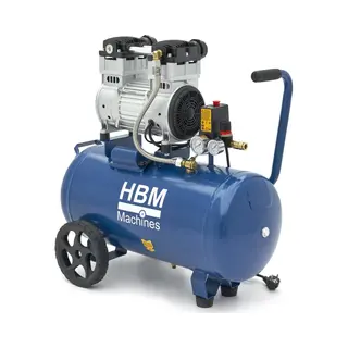 Hbm 50 Liter Professionele Low Noise Compressor (87 Db)