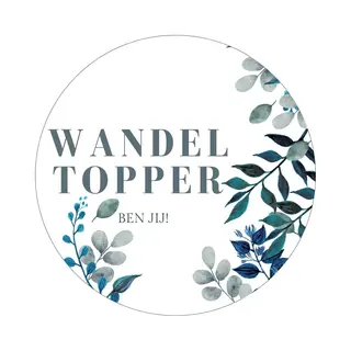 20 X Stickers Wandelen Natuur Vierdaagse | Wandelevenement | Planten | Avond4Daagse | Kinderen Volwassenen | 40 Mm