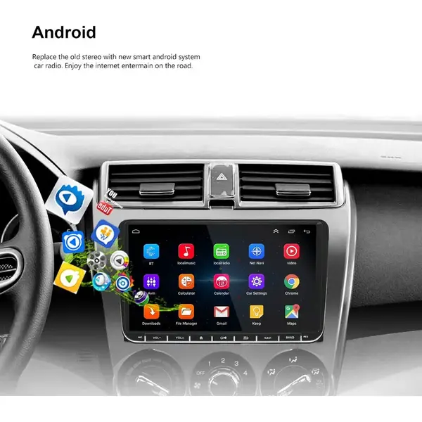 Rns 510 Autoradio Navigatie Vw Seat Skoda 9 - Met Android thumbnail