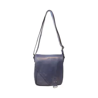 Arrigo Schoudertas Blauw Leer - Crossbody Tas Blauw Leer - Crossbody Bag Blauw Leer - Dames Tas Blauw - Heren Tas Blauw