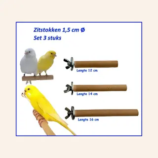 Broedblokken op maat Zitstok, Zitstokken, Dikte 15 Mm Beukenhout, Zweefstok, Grasparkiet, Kanarie, Enz.