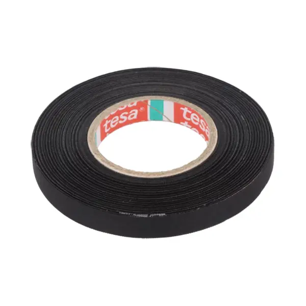 Tesa Linnentape Pet-wol - 9 Mm Breed - 160 Um Dik - Tot 125 Graden - 25 Meter - Zwart thumbnail
