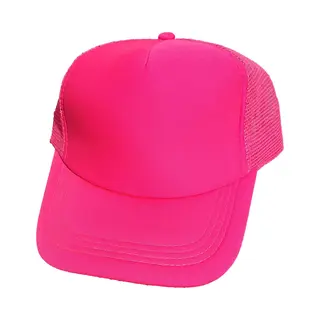 Chiamax Baseball Cap - Neon Pet - Neon Pink - 4 Stuks - Festival