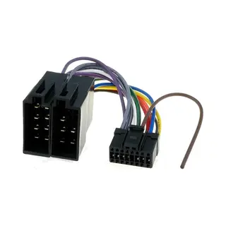 Iso Kabel Voor Pioneer Autoradio - 22x10mm - Diverse Deh En Keh - 16-pins - 0, 15 Meter