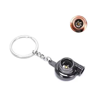 VCTparts Zwarte Turbo Sleutelhanger Zwart (gun Black) - Aluminium