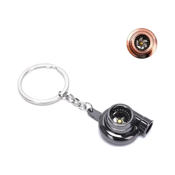 VCTparts Zwarte Turbo Sleutelhanger Zwart (gun Black) - Aluminium thumbnail