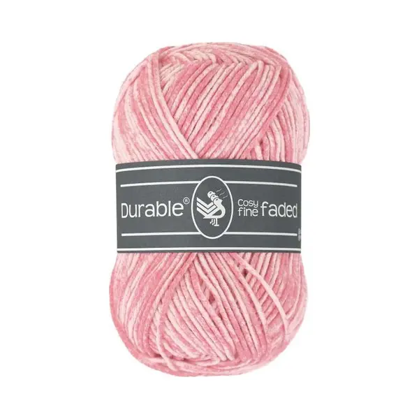Durable Cosy Fine Faded Flamingo Pink (229) - Acryl En Katoen Garen Tie-dye - 5 Bollen Van 50 Gram thumbnail