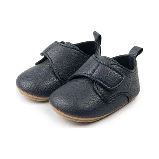 Baby Schoentjes – Babyschoenen - Pu Leer - Maat 17-18 - 11 Cm - Donkerblauw
