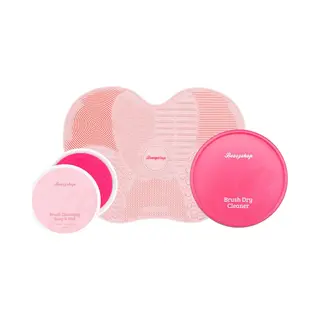 Boozyshop ® Make Up Kwastenreiniger Set - Effectieve Reiniging Van Make Up Kwasten En Make Up Spons - Reinigingsmat - Met Zuignappen - Keep M Clean