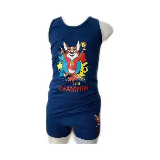 Embrator Jongens Ondergoedsetje Champion Donkerblauw 128/134
