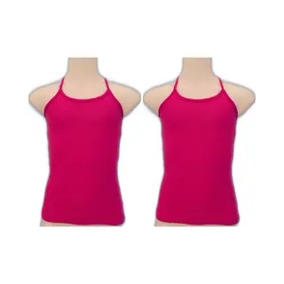 Embrator 2-stuks Meisjes Hemdjes Spaghetti Fuchsia 104/110