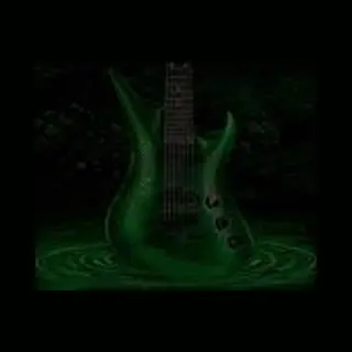Led - T-shirt - Equalizer - Zwart - Groen Gitaar - Xxl
