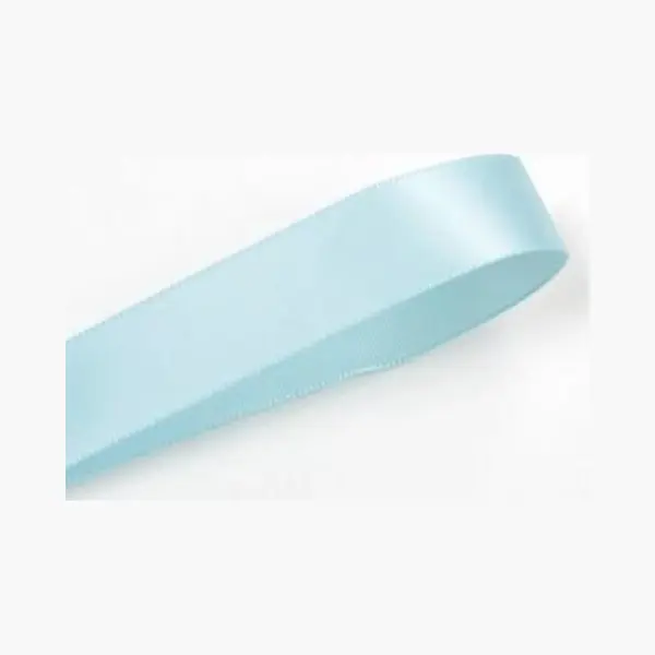 Satijn Lint 1cm - Satijnlint - Licht Blauw (305) - Dubbelzijdige Kwaliteit - Kerstlint - Rol 22, 85 Meter thumbnail