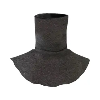 Nep Coltrui - Kraagje - Neppe Longnek Trui - Fake Coltrui - Turtleneck - Donker Grijs