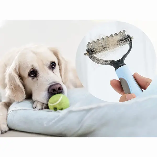 Professionele Ondervacht Kam Voor Hond En Kat – Hondenborstel – Kattenborstel – Klittenkam – Verwijdert Klitten – Voorkomt Haaruitval – thumbnail