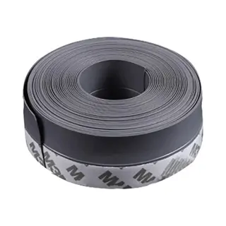 Tochtstrip Voor Deuren - 5 Meter - 25mm - Hoogwaardig Silicone - Zelfklevend - Grijs
