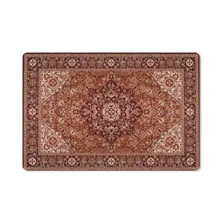 Muismat Xxl 90x60 Cm - Bureau Onderlegger - Bureau Mat Perzisch Tapijt - Vloerkleed - Mandala - Bruin - Bureaumat - Gaming Mousepad Xl - Bureaulegger