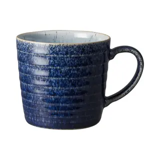 Studio Blue Cobalt/Pebble Ridged Mug -