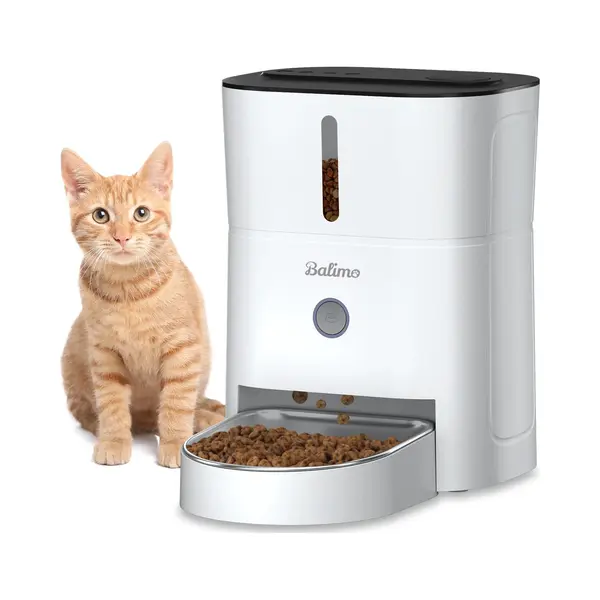 Balimo Automatische Voerbak Voor Kat En Hond - Droogvoer - Nauwkeurige Portiecontrole - Voerinhoud 3L - Wit thumbnail
