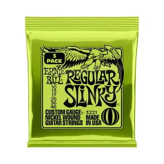 Ernie Ball Regular Slinky Electrisch 6 stuk(s) Staal Gitaar