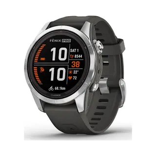 Garmin fēnix 7S Pro 3,05 cm (1.2") Mip 42 mm Digital 240 x 240 Pixel Touchscreen Silber Wlan Gps