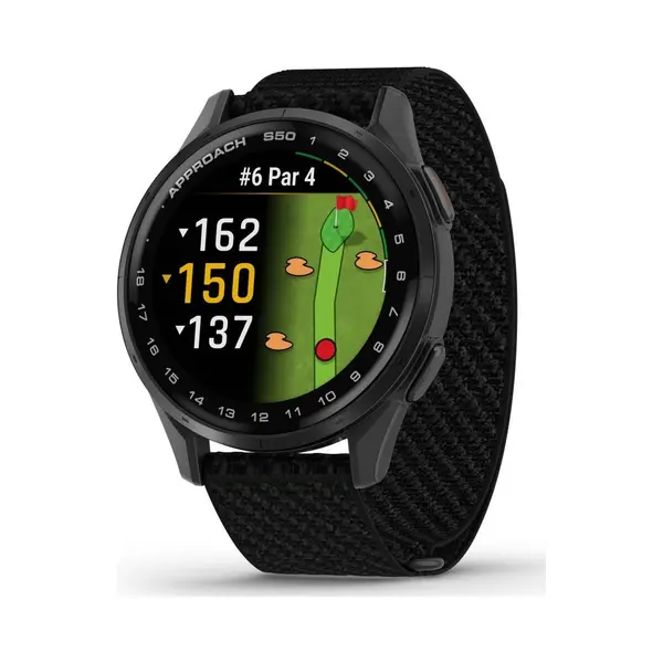 Garmin Approach S50 3,05 cm (1.2") 43 mm Digital 390 x 390 Pixel Touchscreen Schwarz Gps thumbnail