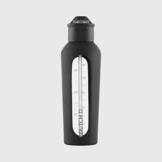 Dutch'D ® - Glazen Drinkfles - Glazen Waterfles - Waterfles Glas - Stevig Borosilicaatglas Met Beschermhoes - Glazen Waterfles 750ML - Glazen