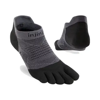 Injinji Teensokken Run Leightweight No-Show Coolmax Unisex IS261110 Noir L=44, 5-47