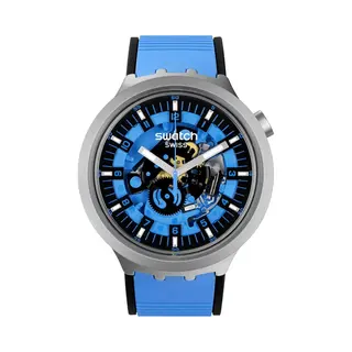 Swatch Big Bold Irony SB07S106 Blue Daze Horloge