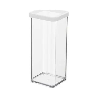 Rotho 11605 Rechteckig Box 1,5 l Transparent, Weiß