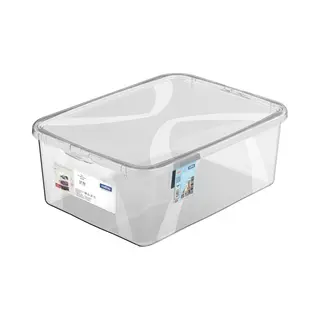 Rotho Aufbewahrungsbox Lona Inkl. Deckel 10 L Transparent Aufbewahrungsbox