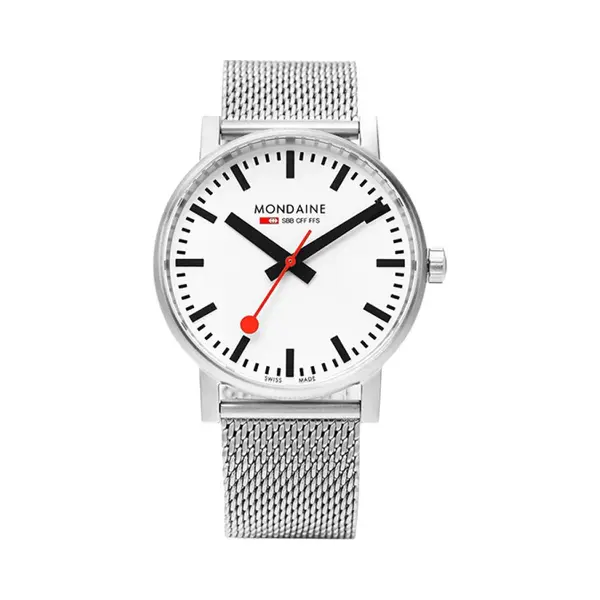 Mondaine Evo2 Mens Analogue Quartz Watch With Stainless Steel Bracelet Mse.43110.Sj thumbnail