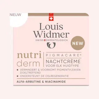 Louis Widmer Nutriderm Pigmacare Nachtcreme (ohne Parfüm) | 50 Ml