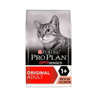 Purina Pro Plan Original OPTISenses Katzen Trockenfutter 1,5 kg Adult Lachs