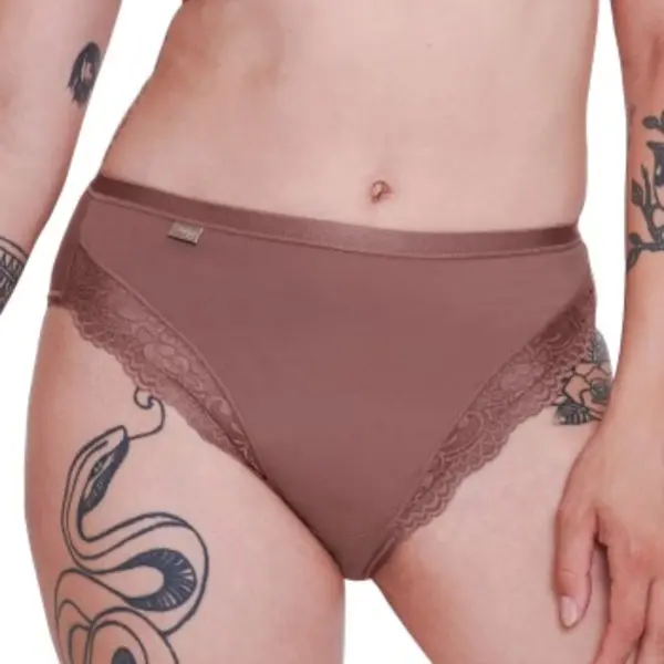 Sloggi Romance Tai Dames Onderbroek - Cacao - Maat 46 thumbnail