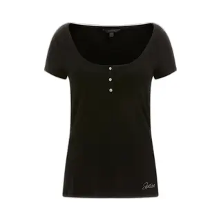 Guess T-Shirt Es Ss Karlee Jewel Btn Henley