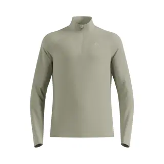 Odlo Essential Ceramiwarm Midlayer 1/2 Zip Heren - Beige - Maat S