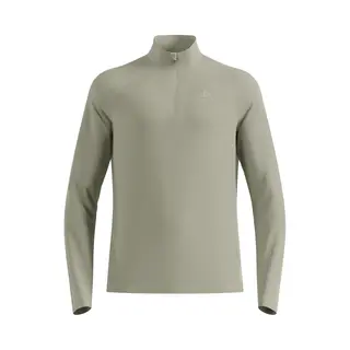 Odlo Essential Ceramiwarm Midlayer 1/2 Zip Heren - Beige - Maat L
