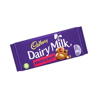 Cadbury Dairy Milk Fruit & Nut Bar, Classic Chocolate Delight, 180 G (Pack Of 1)